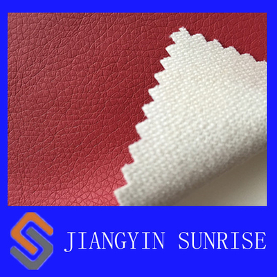 Eco - Friendly Red Car Seat Covers Leather / Auto Upholstery Leather