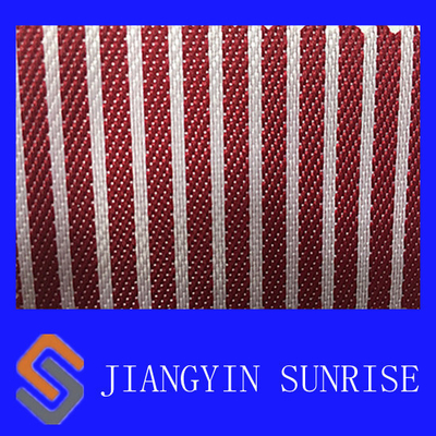 Wear - Resistant Red Nylon Fabric For Bags / Luggage Polyester Oxford Fabric