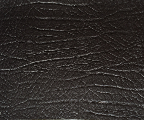Black Lichi Texture Faux Leather Upholstery Fabric Material For Furniture