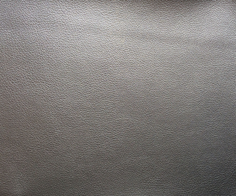 Durable  0.6 - 3.0mm Furniture Gray Faux Leather Fabric For Upholstery