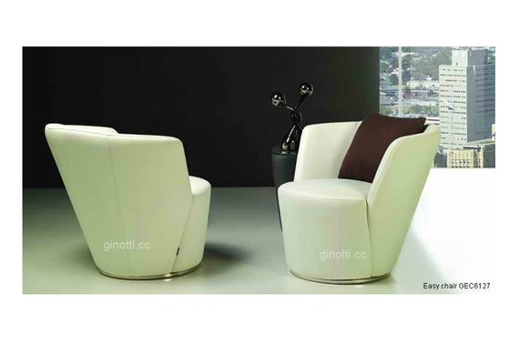 Single Seat Modern Upholstered Chairs , Leather Upholstery Chair Furniture