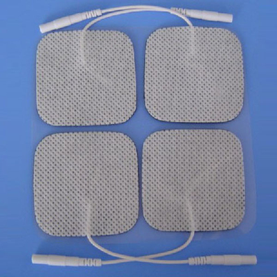 safety non-woven soft cloth tens massage pad/ 1pair set electrode self-adhesive pad for tens equipment