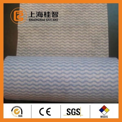 Wavy Pattern Kitchen Towel Household Wipes Spunlace Nonwoven Wiping Cloths