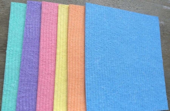 Soft Durable 100% Wood Pulp Cellulose Sponge Cloth Non Woven Wipes Super Absorbent Quick Dry
