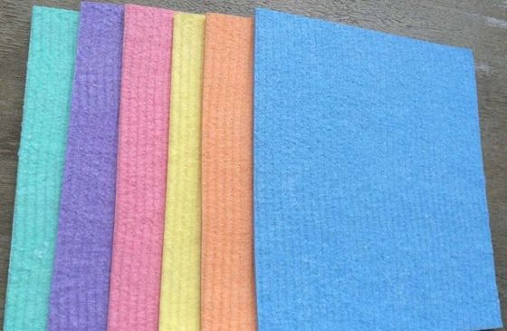 Soft Durable 100% Wood Pulp Cellulose Sponge Cloth Non Woven Wipes Super Absorbent Quick Dry