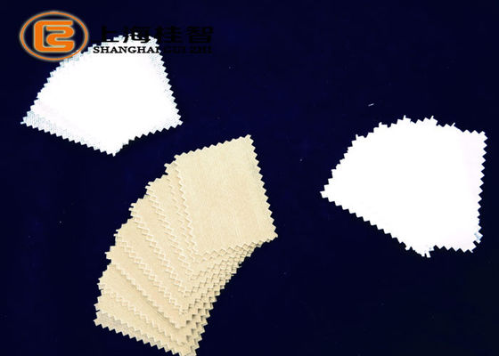 Customized Microfiber Eyeglasses Non Woven Cleaning Cloths Super Soft 15*15cm White