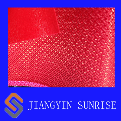 600D 100 Polyester PVC Coated Synthetic Leather Fabric , Anti Mildew Oxford Cloth Fabric