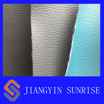 Custome Colorful Knitted Polyester Faux Leather Fabric For Car Interior