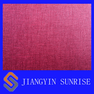 Anti - Mildew Red 210D Nylon Oxford Fabric For Bag Waterproof Ripstop Nylon Fabric