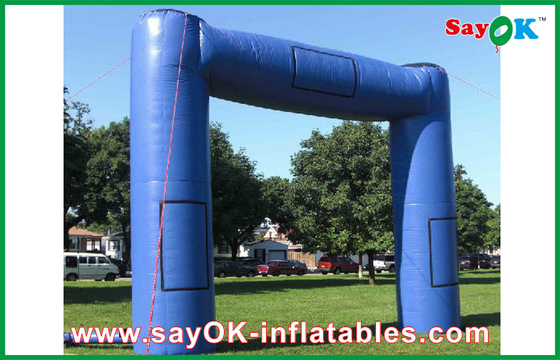 Blue Huge Inflatable Archway Oxford Fabric Commercial Inflatable Structure