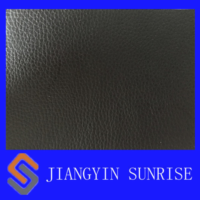 Health Black PU Sofa Synthetic Leather 0.8mm Thickness Approved EN