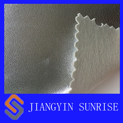 Custom Wallet / BagS Lichee PVC Artificial Leather / Silver Membrane PVC 