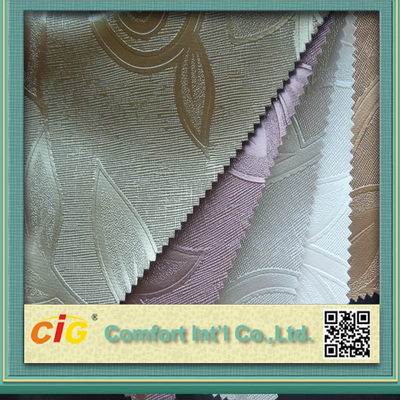 High Grade PVC Synthetic Leather , PVC Glitter Leathers Home Textile