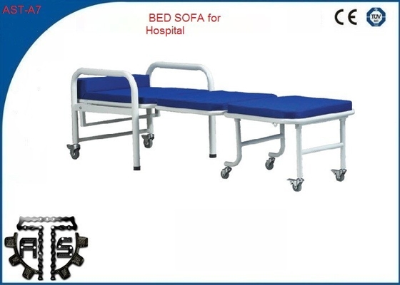 Patient Transferring Medical Leather Bed Sofa Hospital Furniture Aluminum Fram