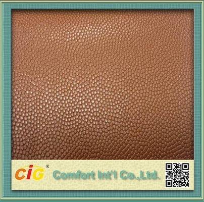 Cold-resistant Upholstery Artificial PU Leather With Flocking Back for Home Textile 0.6mm - 1.2MM