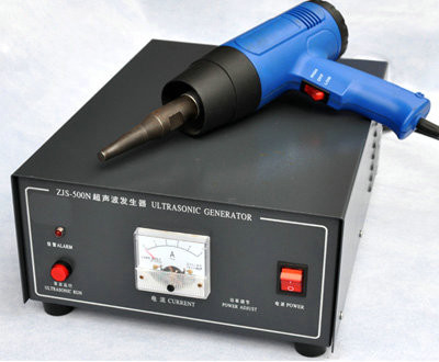 Automatic Hand Held Ultrasonic Welder For Non-woven Fabric Sewing / Clothing