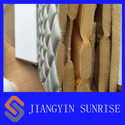 kitchen Wall Artificial Leather Fabric With Low Temperature Resistance