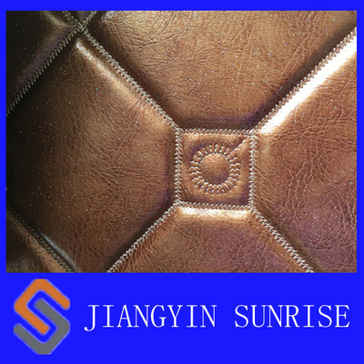 kitchen Wall Artificial Leather Fabric With Low Temperature Resistance
