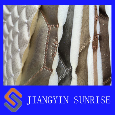 Anti - Mildew Synthetic Leather Fabric PU Leather Upholstery For Decoration