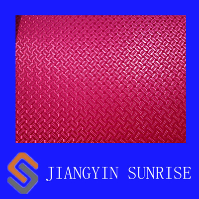 210d PU Waterproof Polyester Fabric Roll / Oxford Faux Leather Material For Upholstery