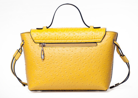 Ostrich pattern Fashion Ladies Handbags catfish drawstring bag , large leather handbags