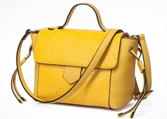 Ostrich pattern Fashion Ladies Handbags catfish drawstring bag , large leather handbags