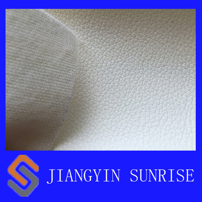 Custome Colorful Knitted Polyester Faux Leather Fabric For Car Interior