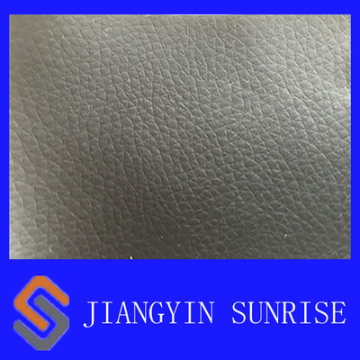 Waterproof Black Car Upholstery Leather PU Synthetic Leather Fabric With EN