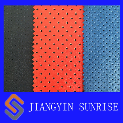 Non - Fade Auto Upholstery Leather Abrasion Resistance Synthetic PU Leather For Home Textile