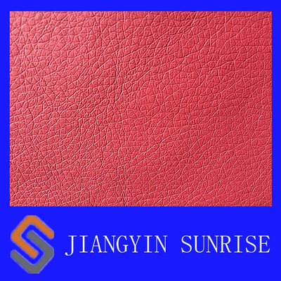 Eco - Friendly Red Car Seat Covers Leather / Auto Upholstery Leather
