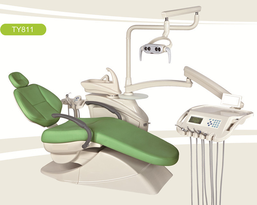 Three Way Syringe Electric Dental Chair Computer Controlled Dental Unit
