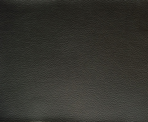 Black Faux Leather Auto Upholstery Fabric , Auto Seat Upholstery Material