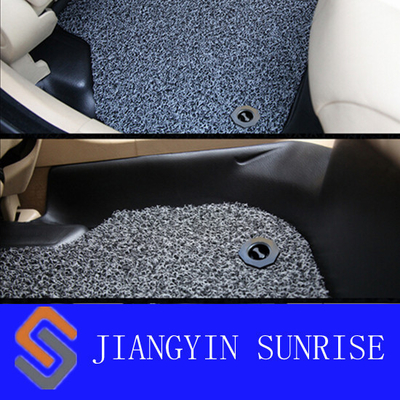 Grey Personalized Rubber Car Floor Mats Anti Mildew Audi / BMW Car Mat