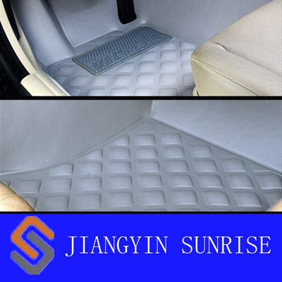White Infiniti / Subaru / BMW / Audi Rubber Rubber Vehicle Floor Mats For Car