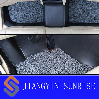 Grey Rubber 3D Car Floor Mats , Non Slip Personalized Auto Floor Mats