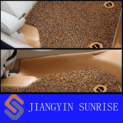 Environmental 3D Car Floor Mats , Decorative Rubber Anti Slip Car Foot Mats