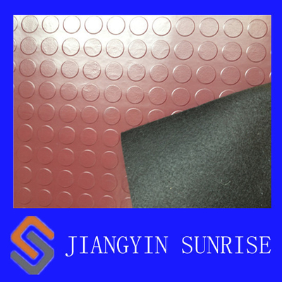 Skid Resistance Indoor PVC Vinyl Flooring , Marble Effect Vinyl Flooring
