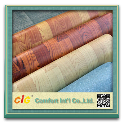 Waterproof Indoor / Outdoor  Vinyl Flooring PVC Floor Covering 1.0mm - 3.0mm