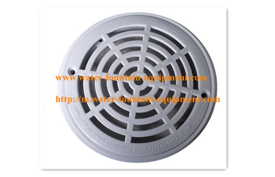 ABS / PVC Swimming Pool Accessories 208mm Round Main Drain Cover