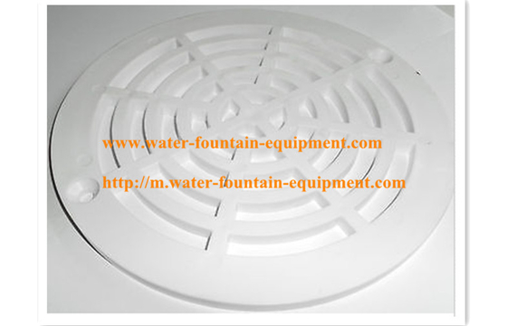 ABS / PVC Swimming Pool Accessories 208mm Round Main Drain Cover