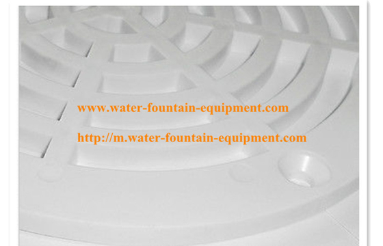 ABS / PVC Swimming Pool Accessories 208mm Round Main Drain Cover
