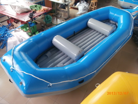 Blue Hot Sale River Rafting Boat DB04 with Inflatable Floor for Raft Purpose