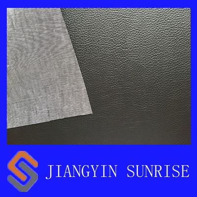 Anti - Yellow Sofa Recliner PU PVC Synthetic Leather With Black Color