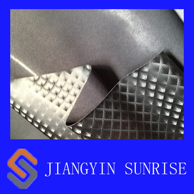 Stretch PU Synthetic Leather , Woven Twill Brushed Cloth Sofa Set Leather