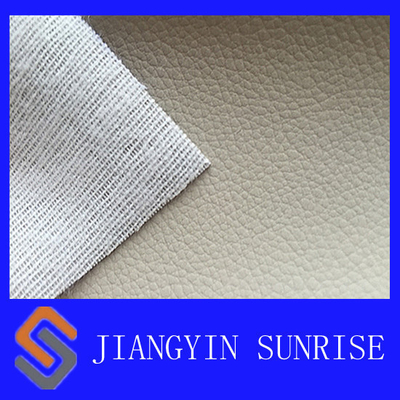 Small Litchi Grain Pattern Knitted PU Synthetic Leather For Bags / Clothing