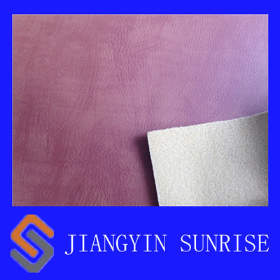 Anti - Mildew Printed PU Patent Synthetic Leather Raw Material For Shoes