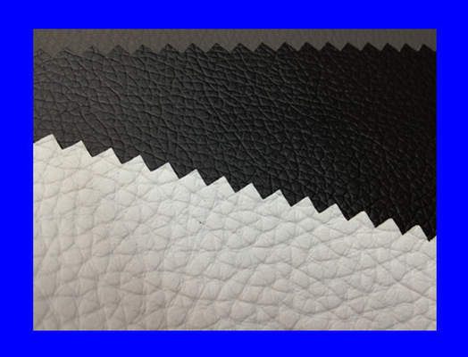 Waterproof 0.8mm Thickness Synthetic PVC Leather Upholstery Fabric For Sofa