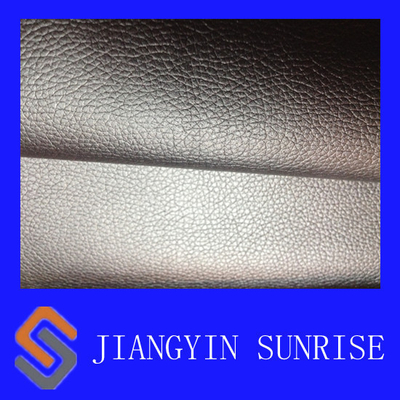 Waterproof 0.8mm Thickness Synthetic PVC Leather Upholstery Fabric For Sofa