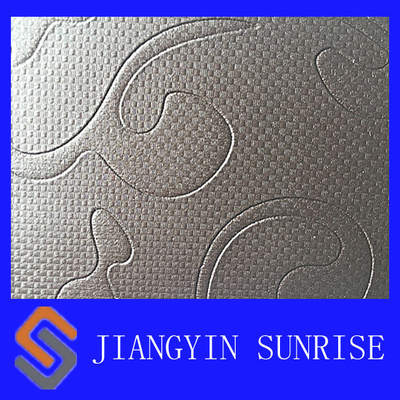 Waterproof Interior Black PVC Faux Leather Fabric for Sofa Upholstery