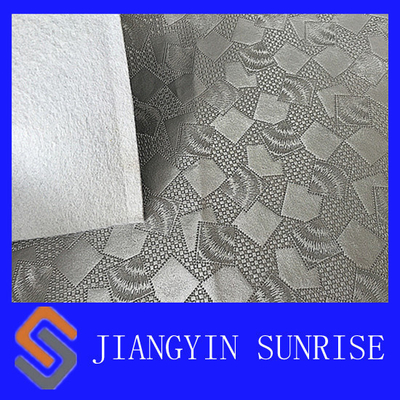 Mildew Resistant Woven PVC Artificial Leather With Twill Background